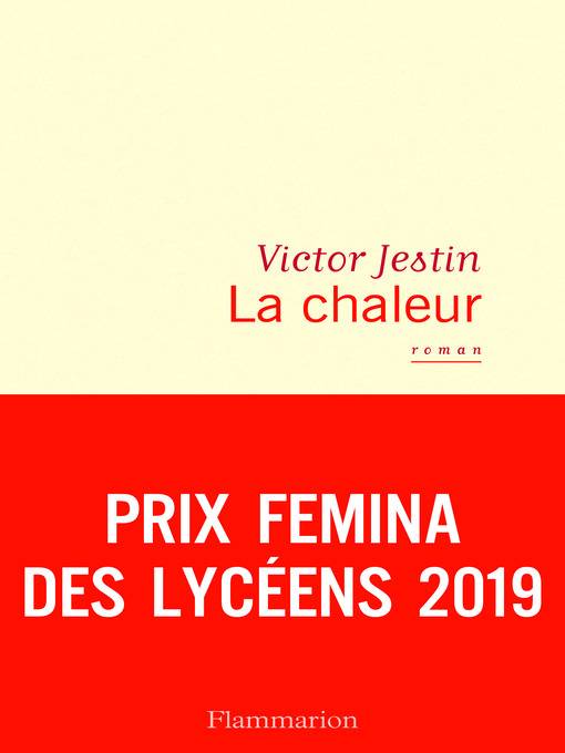Title details for La chaleur by Victor Jestin - Wait list